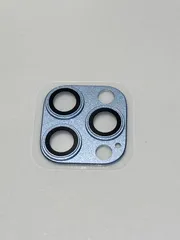iPhone14Pro/14ProMax共通カメラレンズカバー　アルミ合金＋ガラス　シエラブルー cam-509【B】