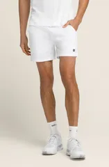 ウィルソン メンズ ボトムス ハーフパンツ・ショーツ ショートパンツ WILSON Tennis Waterepellent Volley Shorts Bright White ホワイトのサムネイル