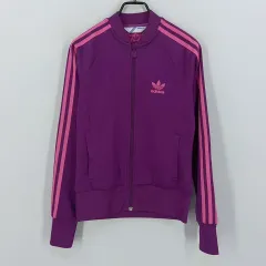 アディダス レディース 秋冬 SUPERGIRトラックジャージ PURPLE (HU43707)