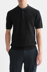 スコッチアンドソーダ メンズ トップス ポロシャツ コットン Scotch Soda Structured Cotton Polo Meteoriteのサムネイル