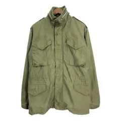 60年代 米軍実物 U.S.ARMY M-65 フィールドジャケット 2nd ミリタリー オリーブ (メンズ M相当) 中古 古着 R7149