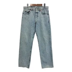 90年代 USA製 Levi's リーバイス 501 デニムパンツ ライトブルー (メンズ W32 L30) 中古 古着 R8332