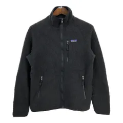 patagonia パタゴニア レトロパイル フリースジャケット アウトドア ブラック (メンズ M) 中古 古着 R8364