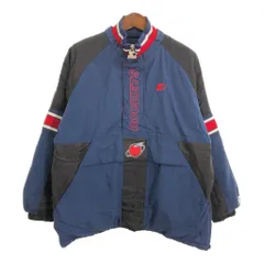 00年代 STARTER スターター NBA ヒューストン・ロケッツ 中綿 ナイロン スタジアムジャケット プロチーム (メンズ M) 中古 古着 R8592のサムネイル