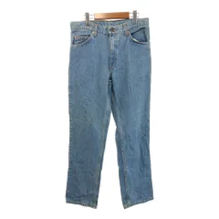 90年代 USA製 Levi's リーバイス 517 デニムパンツ オレンジタブ ブルー (メンズ W31 L32) 中古 古着 R8606