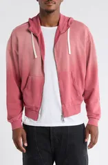 ブレインデッド メンズ アウター パーカー・スウェット Brain Dead Padded Elbow ZipUp Hoodie Brickのサムネイル