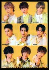 Snow Man HELLO HELLO特典 集合 クリアファイル*黄背景