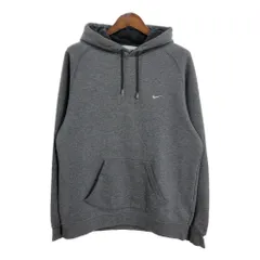 00年代 NIKE ナイキ スウェット パーカー スポーツ ワンポイントロゴ グレー (メンズ XL) 中古 古着 R9104