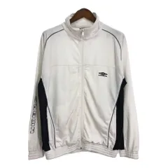umbro アンブロ トラックジャケット スポーツ ロゴ ホワイト (メンズ M) 中古 古着 R9186