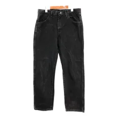 RUSTLER ラスラー デニムパンツ ブラック (メンズ W34 L30) 中古 古着 R9368