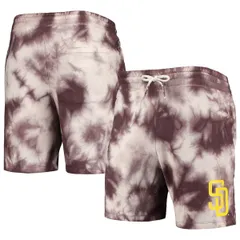 ニューエラ メンズ ボトムス ハーフパンツ・ショーツ ショートパンツ Mens New Era Brown San Diego Padres Team Dye Shorts Brown ブラウンのサムネイル