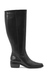 レイス レディース シューズ ブーツ・レインブーツ Reiss Micheala Knee High Boot Black ブラック