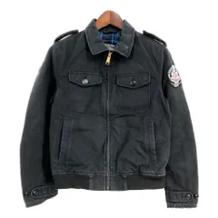 POLO JEANS ポロジーンズ ミリタリージャケット ラルフローレン ブラック (メンズ M) 中古 古着 S0037のサムネイル