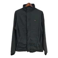 00年代 TOMMY HILFIGER golf トミーヒルフィガー ゴルフ ナイロンジャケット ブラック (メンズ XL) 中古 古着 S0111