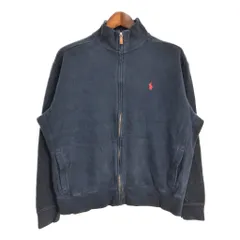 Polo by Ralph Lauren ポロ ラルフローレン スウェットジャケット ネイビー (メンズ L) 中古 古着 S0112