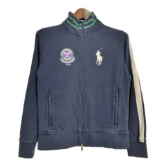 00年代 RALPH LAUREN ラルフローレン スウェット ジャケット ネイビー (メンズ L) 中古 古着 S0113