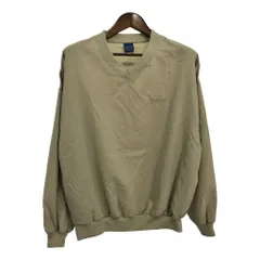 90年代 USA製 PENDLETON ペンドルトン Vネック プルオーバージャケット ベージュ (メンズ M) 中古 古着 S0639のサムネイル