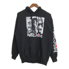 2PAC Poetic Justice 스웨트 파커 무비 T 랩 T 블랙 (맨즈 M) 중고 헌 옷 S1859