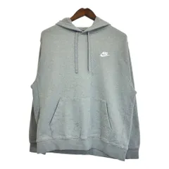 NIKE ナイキ スウェット パーカー スポーツ ワンポイントロゴ グレー (メンズ L) 中古 古着 S1898のサムネイル