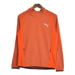 PUMA プーマ パーカー スポーツ オレンジ (メンズ M) 中古 古着 S1962のサムネイル