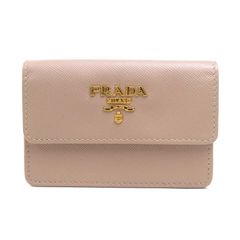 極美品 PRADA 4連キーケース サフィアーノ キーリング付き R8YC42