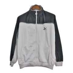 80年代 PUMA プーマ トラックジャケット スポーツ グレー (メンズ L) 中古 古着 S2237