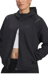 アンダーアーマー レディース アウター ジャケット・ブルゾン フリース Under Armour Unstoppable Fleece Jacket Black Black ブラック