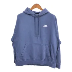 NIKE ナイキ スウェット パーカー スポーツ ネイビー (メンズ XL) 中古 古着 S2626のサムネイル