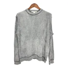 PERRY ELLIS ペリー エリス アクリル レーヨン ニット セーター グレー (メンズ M) 中古 古着 S2727のサムネイル
