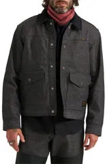 ラングラー メンズ アウター ジャケット・ブルゾン リラックスフィット デニム Filson X Wranglerelaxed Fit Denim Work Jacket Black ブラックのサムネイル