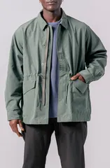 スノーピーク メンズ アウター ジャケット・ブルゾン Snow Peak Takibi Ripstop Field Jacket Olive オリーブのサムネイル