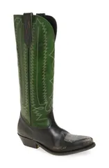 ゴールデングース レディース シューズ ブーツ・レインブーツ Golden Goose Wish Star High Western Boot Green Black ブラックのサムネイル