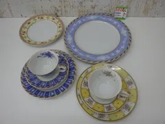 ナルミ NARUMI カップ＆ソーサー プレート 平皿 まとめて 食器 キッチン 8ピース 中古品