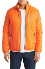 【送料無料】 カッターアンドバック メンズ ジャケット・ブルゾン アウター Rainier PrimaLoft Full Zip Jacket Satsuma