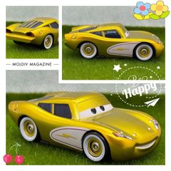 新品】カーズ ミニカー ライトニングマックィーン95 ゴルド 金 - メルカリ