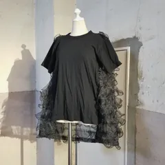 COMME des GARCONS 21aw チュールフリル ドッキング カットソー M コムデギャルソン 2021aw AD2021
