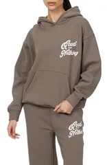 グッドフォーナッシング レディース アウター パーカー・スウェット Good For Nothing Funk Relaxed Hoodie Brown ブラウン