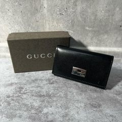 GUCCI レザー ブラック コインケース 9026 - メルカリ