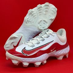 Nike 野球スパイク アルファハラチNXT MC ホワイト/レッド - メルカリ