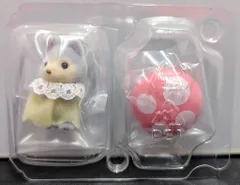 エポック社 シルバニアファミリー 赤ちゃんコレクション 赤ちゃんお花畑のおともだちシリーズ 4.ハスキーの小さい赤ちゃん レイ