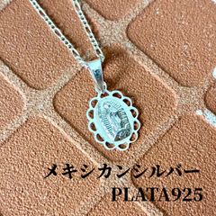 シルバー925 メキシカンネックレスvintageペンダントトップ ユニ 