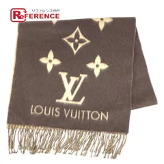 LOUIS VUITTON ルイヴィトン マフラー エシャルプ レイキャビック M71041 カシミヤ ブラウン