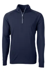 カッターアンドバック メンズ アウター パーカー・スウェット ハーフジップ ニット Cutter Buck Adapt Knit Quarter Zipullover Navy Blue ネイビーのサムネイル