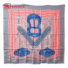 HERMES エルメス スカーフ カレ90 カレ 90 カレウォッシュ シルク ピンク系