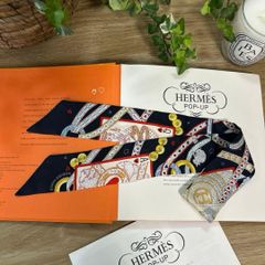 HERMESエルメス ツイリー セラフェット シルクスカーフ 25AW野村大輔