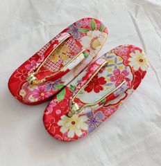 七五三753 女の子 着物 和装 草履3〜5歳 中古 7足 売り切りセット
