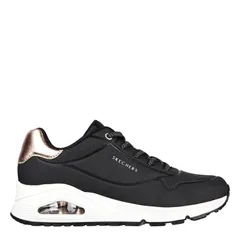 スケッチャーズ レディース シューズ スニーカー Skechers UNO Stand On Air Trainers Womens BlackMetallic ブラック
