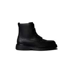 カルバンクライン メンズ シューズ ブーツ・レインブーツ Calvin Klein CK L Lthr Combat Bt Sn54 Triple Black ブラックのサムネイル