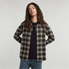 ジースター メンズ トップス シャツ G Star Gstar Bristum Check Sn44 Moss Check チェックのサムネイル