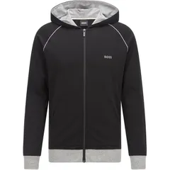 ボス メンズ アウター パーカー・スウェット パーカー Boss Zip Hoodie Black 001 ブラックのサムネイル